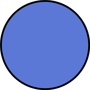 Ultramarine Circle Fractions 1|1