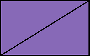 Violet Rectangle Fractions 2|2