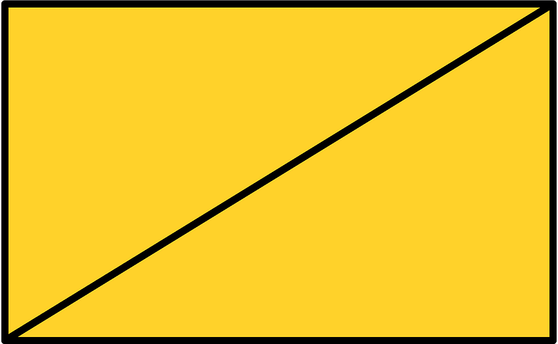 Yellow-Amber Rectangle Fractions 2|2