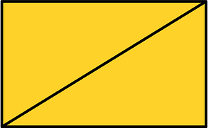 Yellow-Amber Rectangle Fractions 2|2