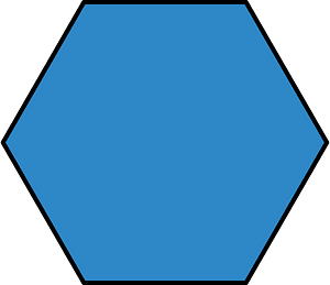 Blue Hexagone