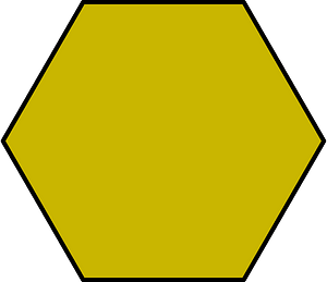 Dark Green Hexagone