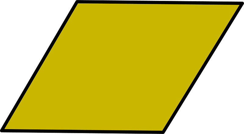 Dark Green Parallelogram