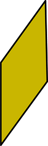 Dark Green Parallelogram