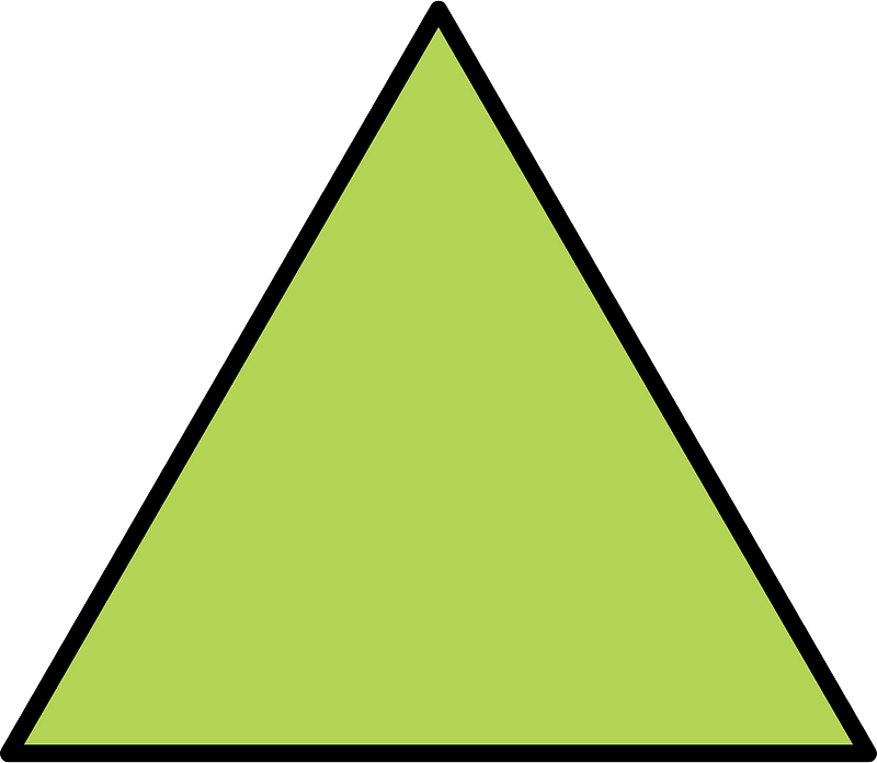 Green Equilateral Triangle