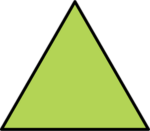 Green Equilateral Triangle