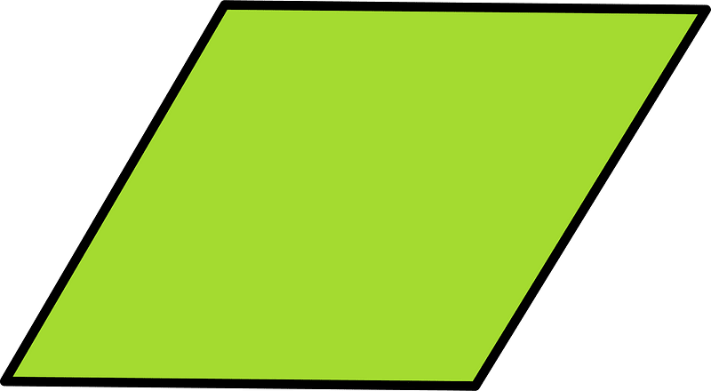 Lime Parallelogram