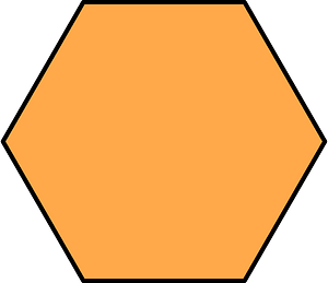 Orange Hexagone