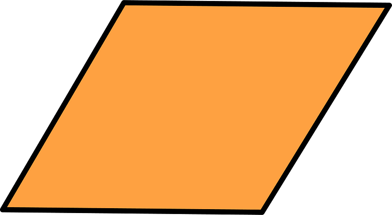 Orange Parallelogram