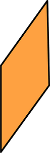 Orange Parallelogram