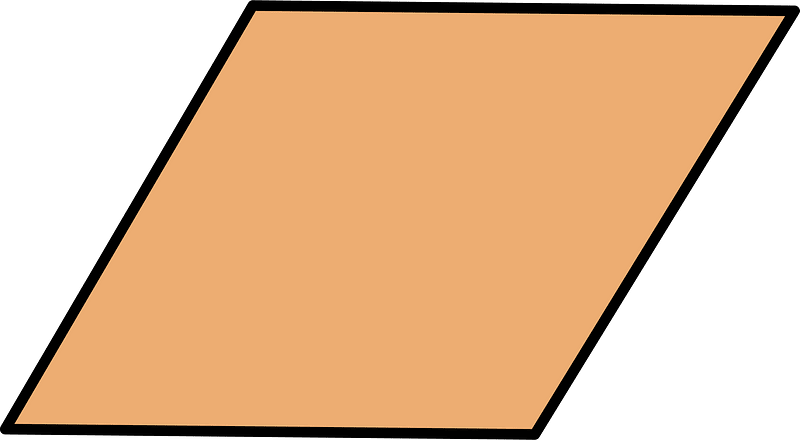 Orange Parallelogram
