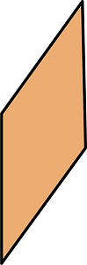 Orange Parallelogram