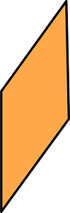 Orange Parallelogram