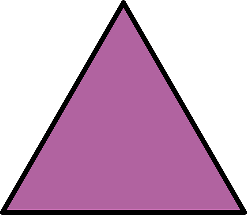 Violet Equilateral Triangle