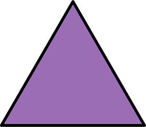 Violet Equilateral Triangle