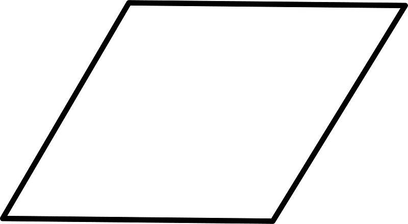 White Parallelogram