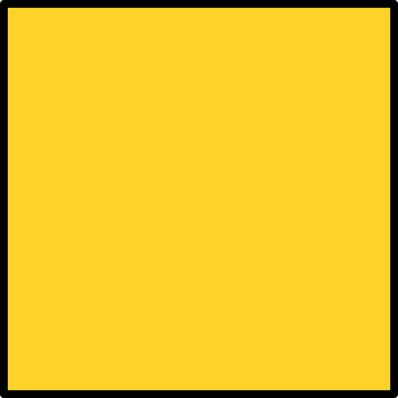 Yellow-Amber Square