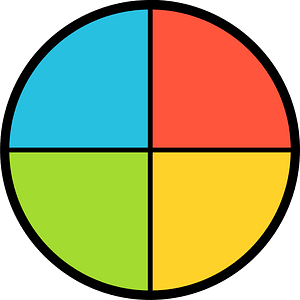 4-Color Spinner Wheel