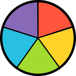 5-Color Spinner Wheel