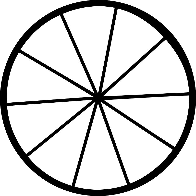 10-Section Spinner Wheel