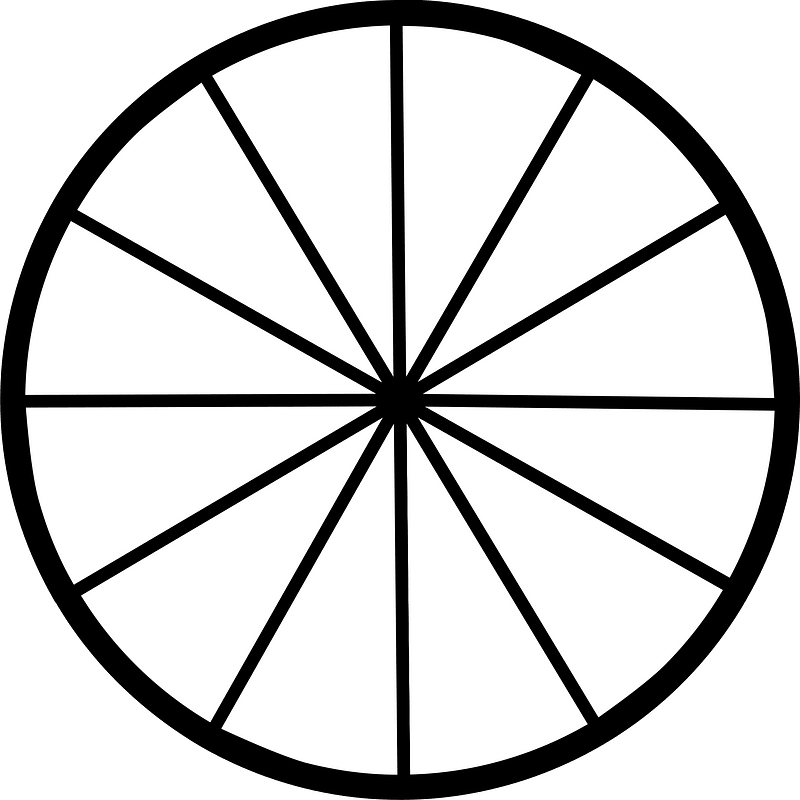 12-Section Spinner Wheel