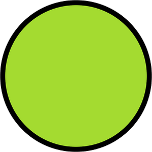 Lime Circles Fractions 1