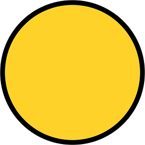 Yellow-Amber Circles Fractions 1