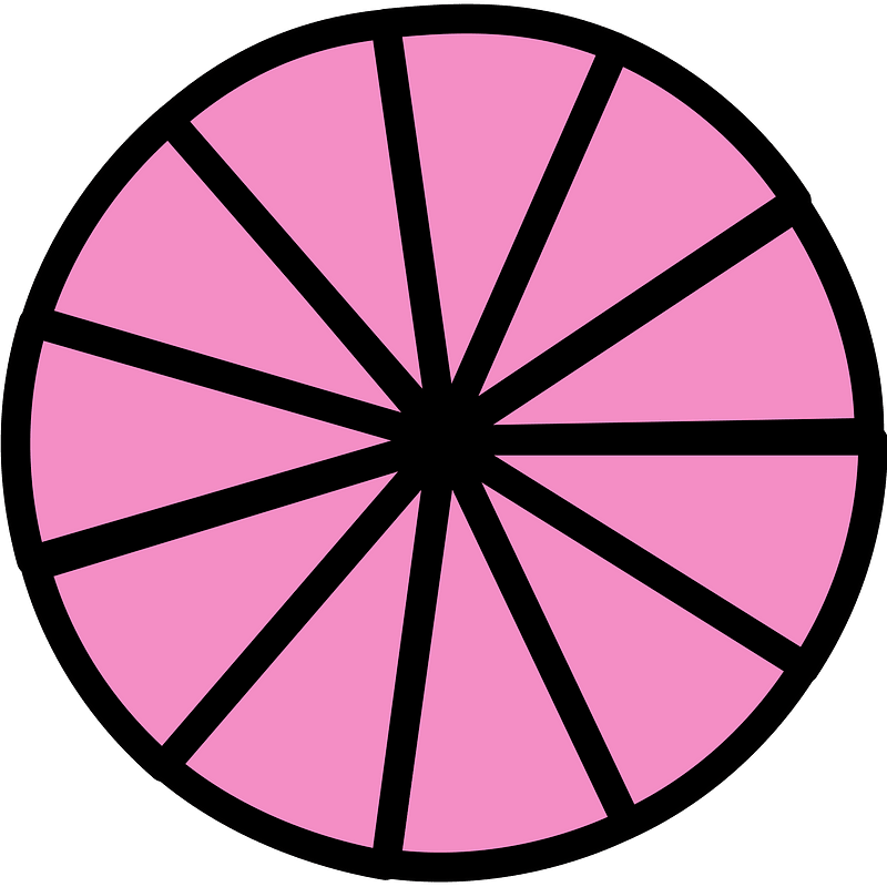 Purple Circles Fractions 11:11:1
