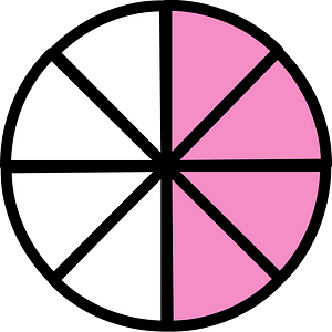 Purple Circles Fractions 4:8