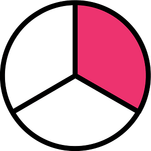 Pink Circles Fractions 2:2