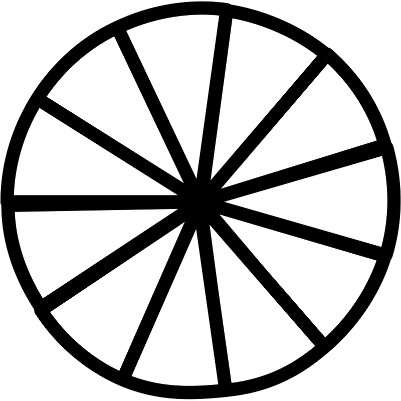 Blank Circles Fractions 0:11