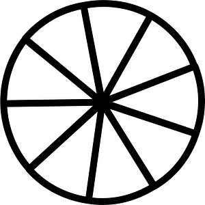 Blank Circles Fractions 0:9