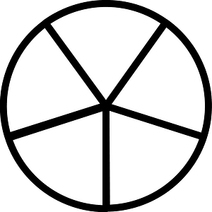 Blank Circles Fractions 0:5