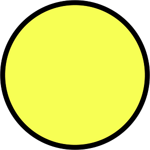 Yellow Circles Fractions 1:1