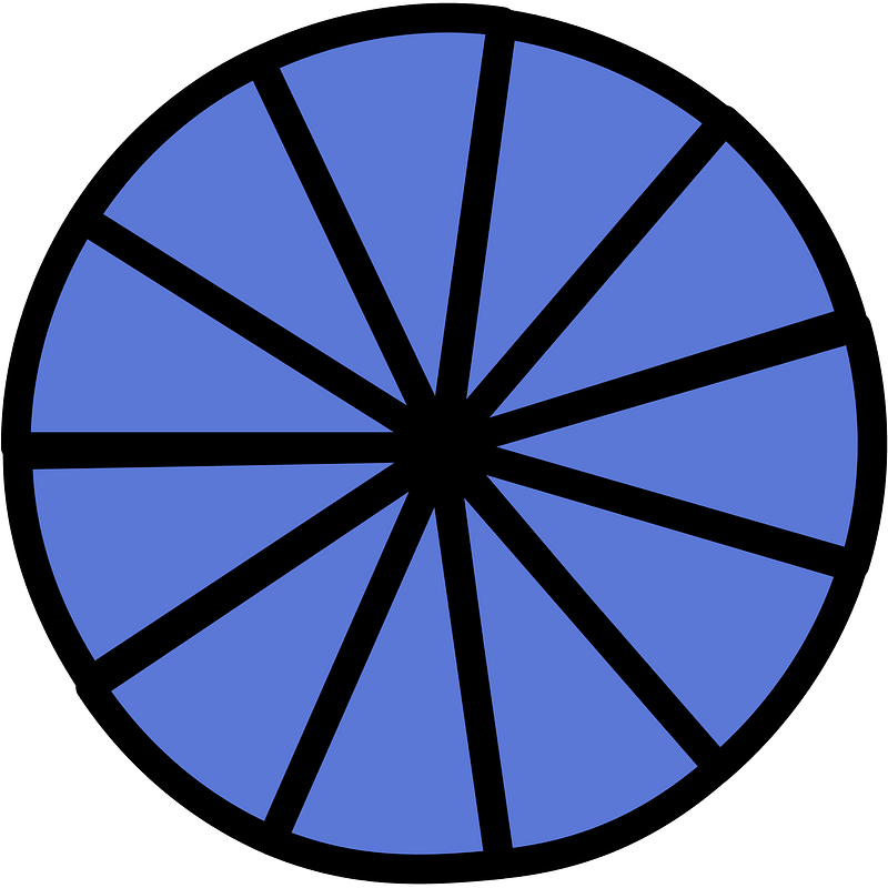 Ultramarine Circles Fractions 11:11