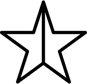 Five-pointed Star Fractions 0:2