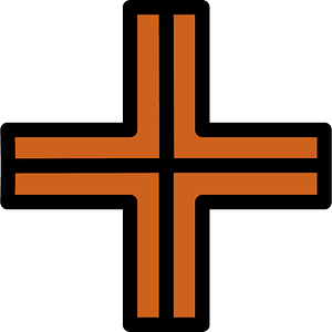 Orange-Brown Plus Fractions 4:4