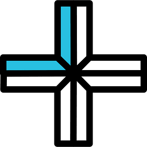 Cerulean-Blue Plus Fractions 2:8