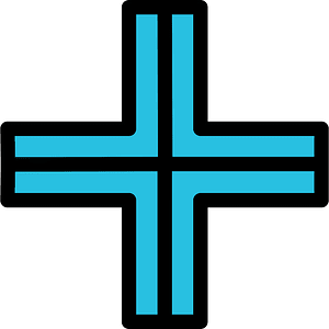 Cerulean-Blue Plus Fractions 4:4