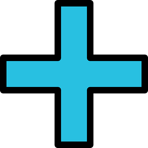Cerulean-Blue Plus Fractions 1:1