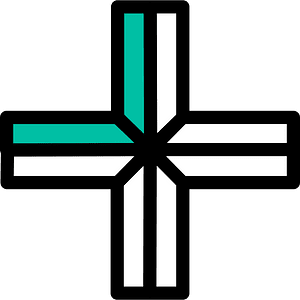 Teal-Green Plus Fractions 2:8
