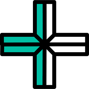 Teal-Green Plus Fractions 4:8