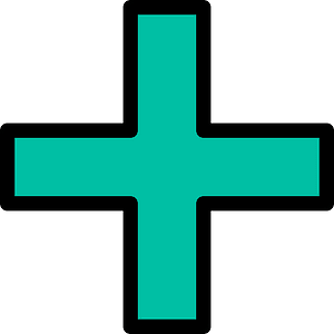 Teal-Green Plus Fractions 1:1
