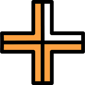 Orange Plus Fractions 3:4