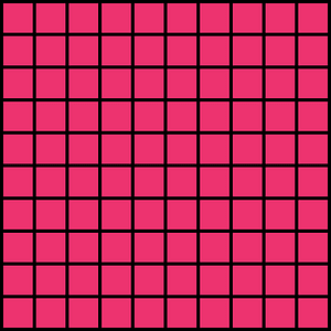 Pink Base Ten Squares 100:100