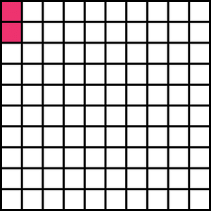 Pink Base Ten Squares 2:100