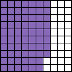 Violet Base Ten Squares 68:100