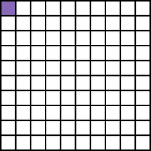 Violet Base Ten Squares 1:100