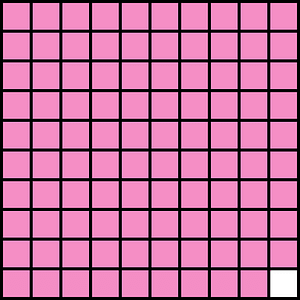 Purple Base Ten Squares 99:100