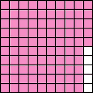 Purple Base Ten Squares 95:100